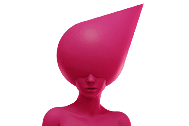 Testa fucsia decorativa siti web yuliya pivnyak