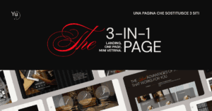 The 3-IN-1 Page® – a strategic digital structure that replaces a landing page, one page and mini showcase in a single, conversion-focused solution.